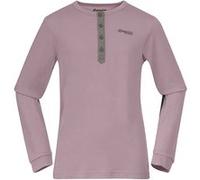 Bergans of Norway Myske Wool Youth Shirt Lilac Chalk Taille: 164 | T-shirts Outlet | kids | Mauve