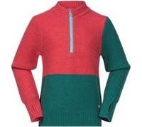 Bergans of Norway Ulriken Wool Kids Jumper Light Dahlia Red / Greenlake Taille: 80 | Pulls Outlet | kids | Rouge
