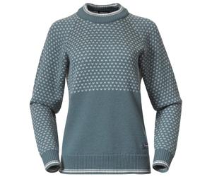 Bergans - Women's Alvdal Wool Jumper - Pull en laine mérinos - S - grey sage / vanilla white