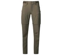Bergans - Women's Convertible Zip-Off Softshell Pants - Pantalon convertible - 46 - green mud