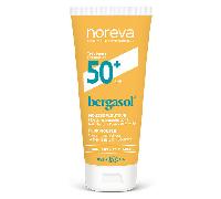 Noreva - Bergasol - Mousse flouteur SPF50+ - Haute Protection UVA, UVB, Lumière Bleue - Hydrate, Nourrit, Protège - Dès 12 Ans - Fabrication Française - 50ml