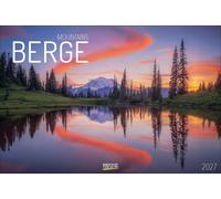 Berge 2027: Großer Foto-Wandkalender mit grandiosen Bergpanoramen. PhotoArt Panorama Querformat: 58x39 cm.