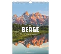 Berge 2027: Wochenkalender 23,7x34 cm mit 53 Berglandschaften, passenden Ausflugstipps und Spiralbindung