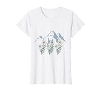 Berge Suisse Alpes Edelweiss Panier Fleur des Alpes T-Shirt Graphique avec Valeur