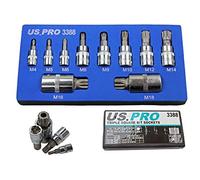 Bergen 10pc Triple Square Bit Sockets BER1195 by Bergen