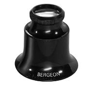Bergeon 1458A Lunettes pour l'horloger en Forme de Double lentille Grossissement 15X, Le Noir, Le Noir