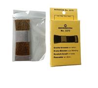 BERGEON 2272 - Gratte brosse plat - Outil à main - En fil de laiton - Idéal pour les tâches de nettoyage difficiles et pour créer un effet brossé