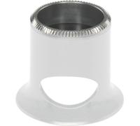 Bergeon 2611-TB -3.5 Loupe, blanche, biconvexe, raccord de ventilation, grossissement 2.8