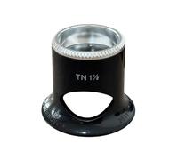 Bergeon 2611-TN 6.7X Loupe d'horloger biconvex air 1.5, noir