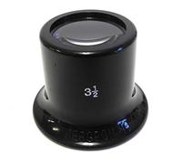 BERGEON 4422-3.5 Lunettes en plastique pour horloger Grossissement 2,8 x, Classique