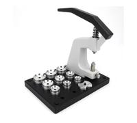 Bergeon 5500-C Presse à cristal de montre avec 10 matrices effilées Outil à main pour horloger