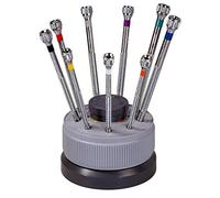 Bergeon 5970 Horloger Chrome plaqué 9 pièces Jeu de Tournevis - 5970