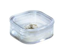BERGEON 6799-1 Boîte à Membrane élastique pour pièces de Montre 39 x 39 x 17,8 mm