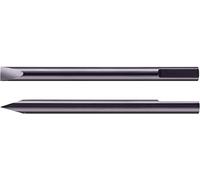 Bergeon 6899-T-100 Lot de 2 lames de rechange en acier inoxydable pour tournevis d'horloger Ø 1,00 mm Noir, Noir