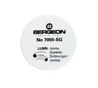 BERGEON 7055-SG Boîte de graisse en silicone pour joints et joints toriques sans graisse à l'intérieur, outil de réparation de montre, blanc