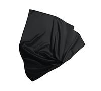 Bergeon 7850-2- Chiffon de nettoyage en microfibre - 250 x 250 mm - Lavable - Idéal pour nettoyer et polir les verres, montres, bracelets, Noir , 250 x 250 mm, ronde