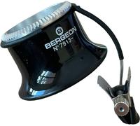 Bergeon 7913-2.5 Loupe d'horloger avec clip 4X, noir