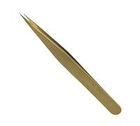 Bergeon Pince à épiler de précision en laiton pour horloger joaillier 130 mm 7422-PM-AM