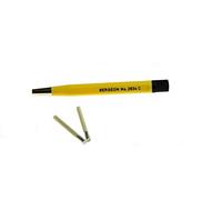 Bergeon Stylo de retouche en titane brossé, acier et or pour montres avec 3 embouts de recharge