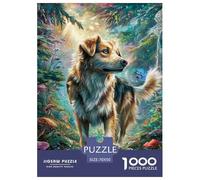 Berger Allemand 1000 Pièces Chien de Grande Taille Puzzle pour Adultes Jeu D'intelligence Cadeau Unique Adultes Et Adolescents Dès 14 Ans 70x50cm/1000pcs