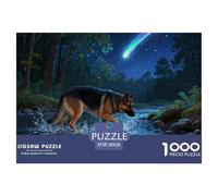 Berger Allemand 1000 Pièces Puzzle Difficile Et Stimulant sur Jeu Éducatif Divertissement pour Adulte Cute Animal de Compagnie Chien Impossible Jouets38x26cm/1000pcs