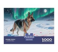 Berger Allemand 1000 Pièces Puzzle pour Enfants À Partir De 14 Ans, Parfait pour Les Amateurs De Puzzles, Cadeau, Stimulant, Jeu Éduchatif, Qualité Premium 70x50cm/1000pcs