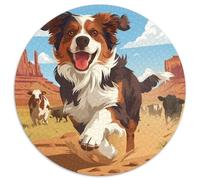 Berger Allemand Chien Puzzles 1000 Pièces Cadeau Unique Jeu Éduchatif Défi Jouet À De Qualité Supérieure Peinture Art pour Adultes Et Enfants 1000pcs (67.5x67.5cm)