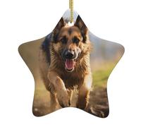 Berger Allemand Courant Décorations Noël Hanging Porcelaine Suspendre pour Magasins Famille Intérieur