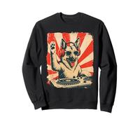 Berger allemand DJ House Music Retro Dog Lover Sweatshirt