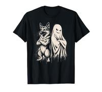 Berger Allemand et fantôme Effrayant Halloween Enfants garçons T-Shirt
