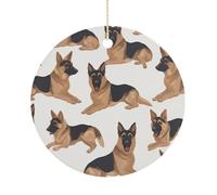 Berger Allemand Hanging Noël Souvenirs Céramique Pendentif pour Magasins Maison Fête