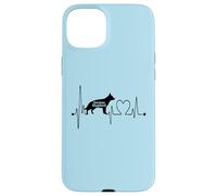 Berger Allemand Heartbeat EKG Dogs are My Cardio Coque pour iPhone 15 Plus