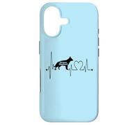 Berger Allemand Heartbeat EKG Dogs are My Cardio Coque pour iPhone 17