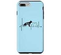 Berger Allemand Heartbeat EKG Dogs are My Cardio Coque pour iPhone 7 Plus/8 Plus