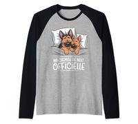 Berger Allemand Humour Ma Chemise De Nuit Officielle Chien Manche Raglan