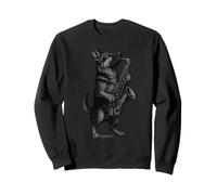 Berger allemand jouant du saxophone jazz pour les amoureux des chiens Sweatshirt