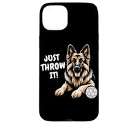 Berger Allemand Just Throw It Chiens propriétaires de Chiens Coque pour iPhone 15 Plus