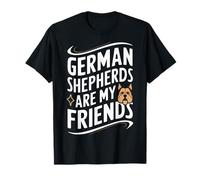 Berger allemand Les bergers allemands sont mes amis T-Shirt