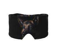 Berger allemand,Masque pour les yeux bloquant la lumière Cache-yeux et cache-oreilles pour le sommeil