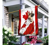 Berger Allemand Mignon, Chien Patriotique Drapeau De Décoration Coupe-Vent Et Étancheune Jardin Signe Supérieure Drapeaux De Pirate Décoration Pour Maison Extérieure Balcon S