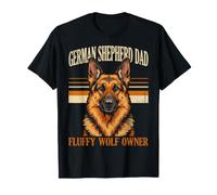 Berger Allemand Papa propriétaire de Loup Moelleux T-Shirt