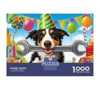 Berger Allemand Puzzle 1000 Piece pour Adultes Et Adolescents Âgés De 14 Ans Et Plus, Jeu De Défi Intellectuel Puzzles 52x38cm/1000pcs