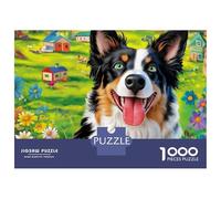 Berger Allemand Puzzle 1000 Piece pour Adultes Et Adolescents Âgés De 14 Ans Et Plus, Jeu De Défi Intellectuel Puzzles 52x38cm/1000pcs