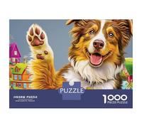 Berger Allemand Puzzle 1000 Piece pour Adultes, Puzzle Difficile Jeu D'adresse pour Toute La Famille 52x38cm/1000pcs