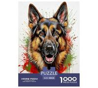 Berger Allemand Puzzle 1000 Pièces Adultes Enfants intéressant Puzzles 1000 Pièces Jeu De Team Building Décor À La Maison 38x26cm/1000pcs