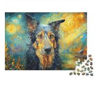 Berger Allemand Puzzle 1000 Pièces - Cadeau Original, Relaxation Mentale, Poster Décoratif, Pièces Épaisses & Solides, 38x26cm/1000pcs