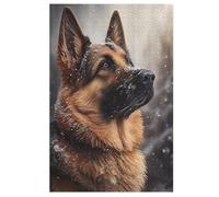 Berger Allemand Puzzles De 1000 Pièces, Puzzle pour Adultes, Puzzle Impossible, Puzzle en Bois, Jeu D'adresse pour Toute La Famille, Puzzle pour Enfants, （78×53cm）