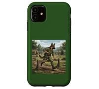 Berger Allemand Soldat Parcours d'obstacles Dressage Chien Coque pour iPhone 11