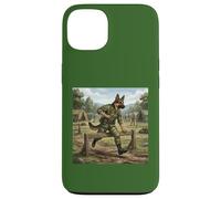 Berger Allemand Soldat Parcours d'obstacles Dressage Chien Coque pour iPhone 13