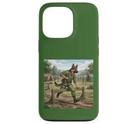 Berger Allemand Soldat Parcours d'obstacles Dressage Chien Coque pour iPhone 13 Pro